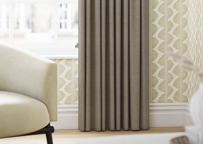 Faye, Dusky Brown - Made to Measure Curtains - Image 5